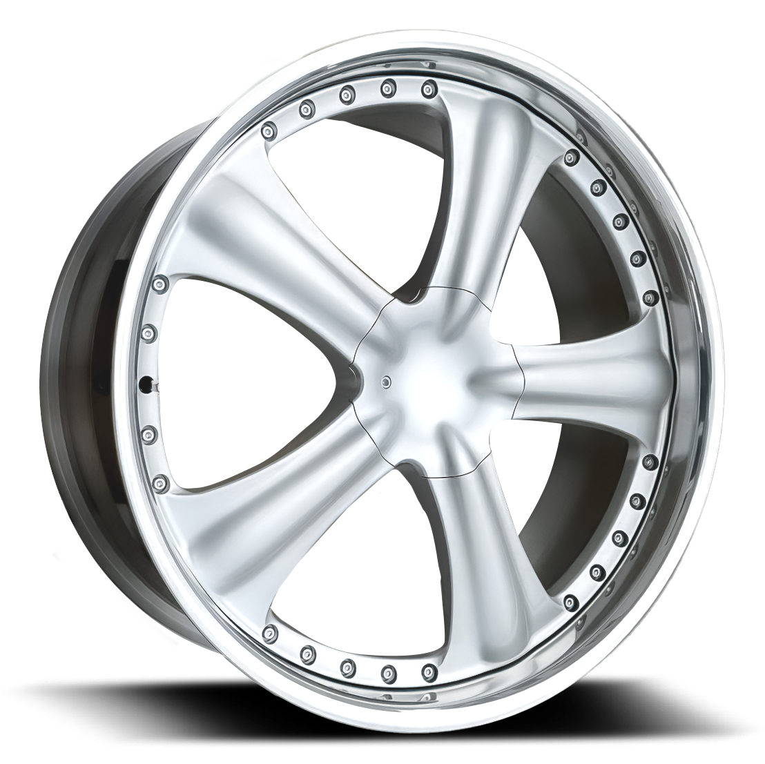 AME STYLE WHEELS SILVER 17" 18" 19" 20" 22" 24"